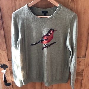 Talbots Petites Bird Sweater